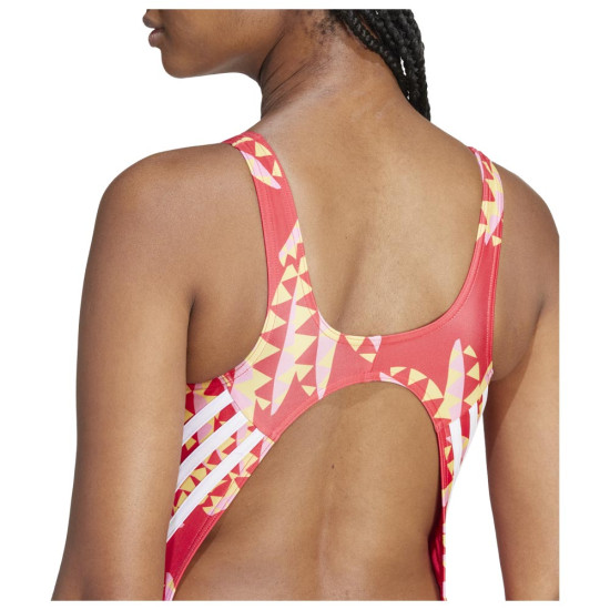 Adidas Γυναικείο ολόσωμο μαγιό x FARM Rio 3-Stripes CLX Swimsuit